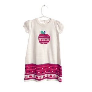 NWOT Gymboree Apple Sweater Dress, Gymboree Sz 3T
